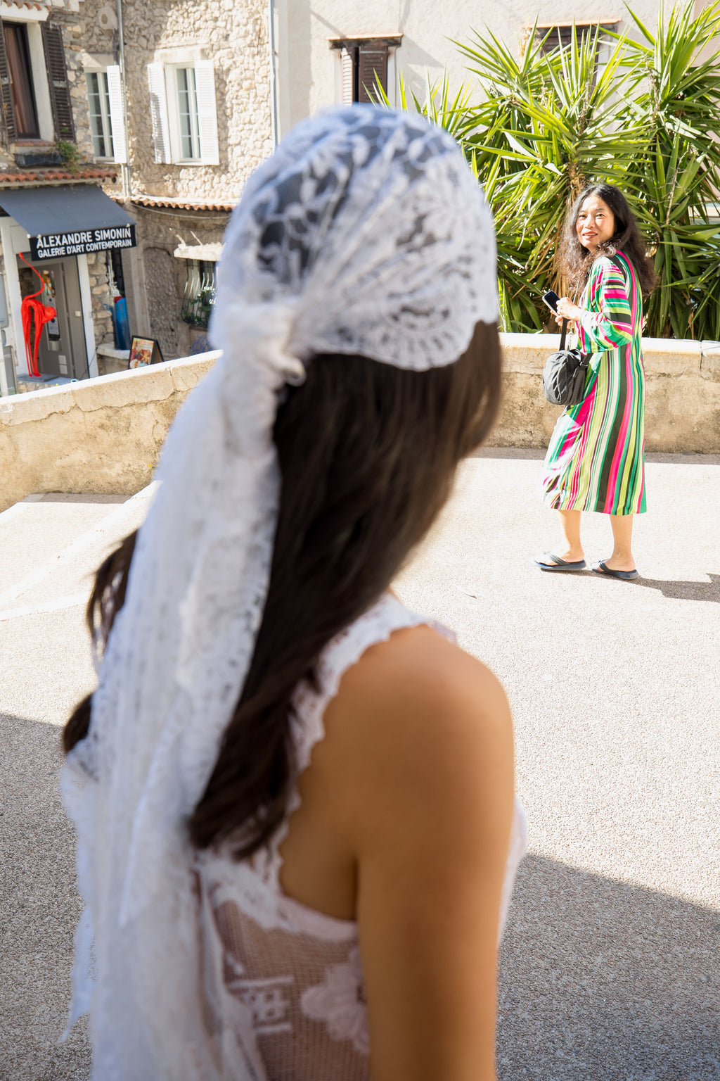 Chapel Lace Head Piece