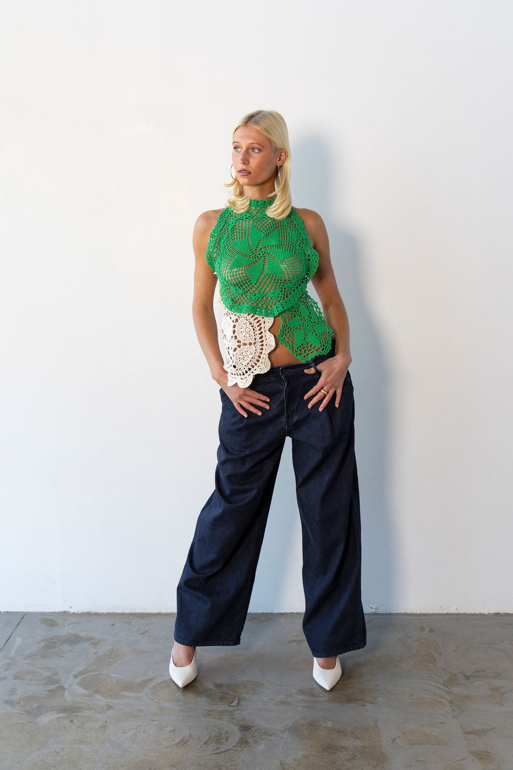 The Clementine Doily Top